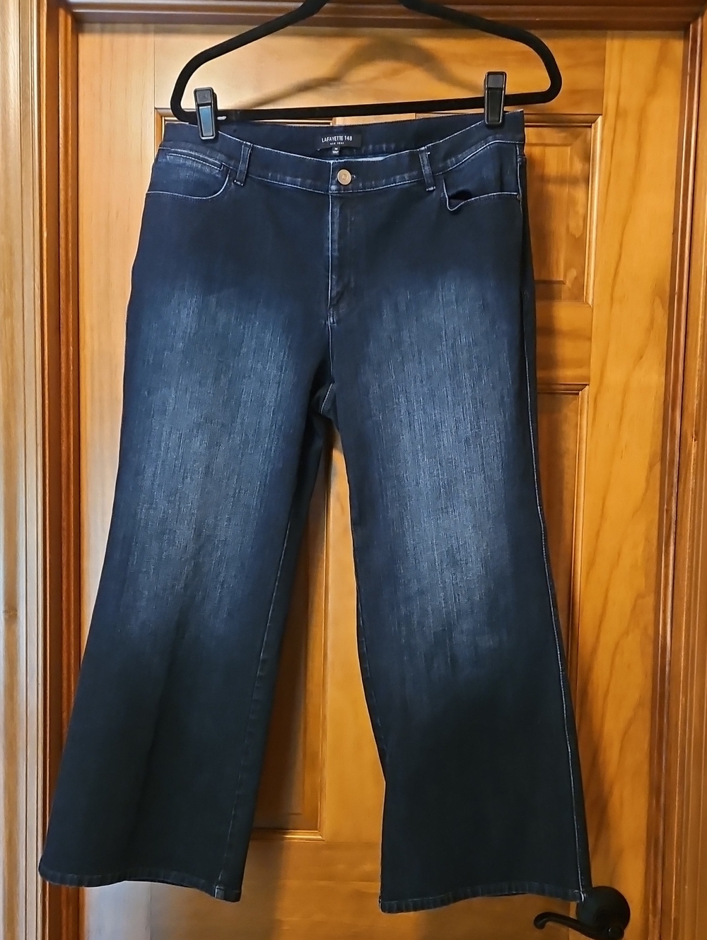 Lafayette 148 Cropped Ankle Flare Jeans 14